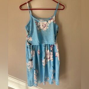 Blue Nursing Mini Dress